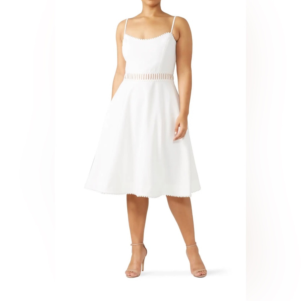 Dress The Population White Harlow dress